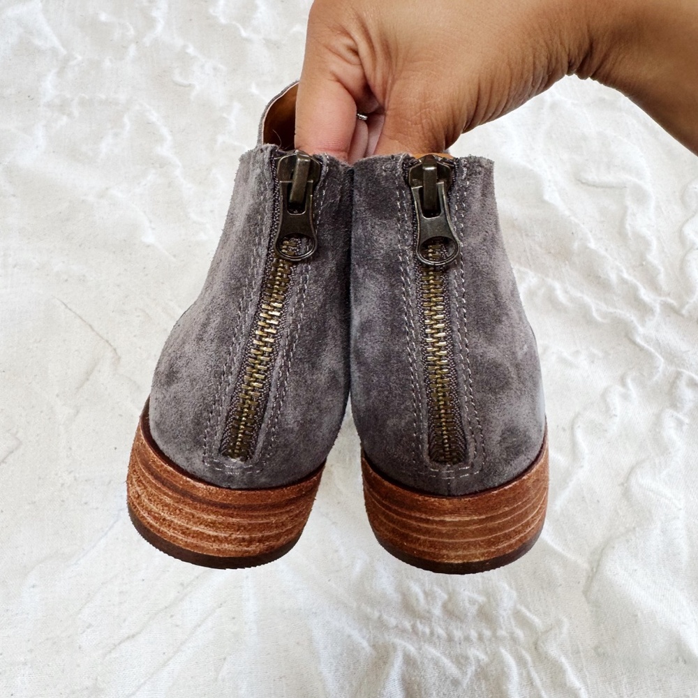 Kork-Ease Gray Ankle Boots - Picture 10 of 11